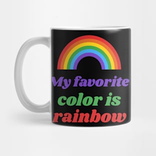 Rainbow Expression Mug